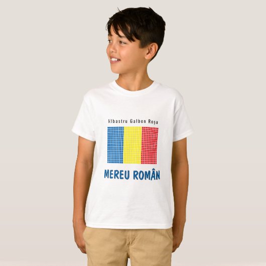 Flagge Rumäniens T-Shirt (Vorne ganz)