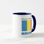 Flagge Rumäniens Tasse (VorderseiteRechts)