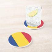 Flagge Rumäniens Untersetzer (Seite)