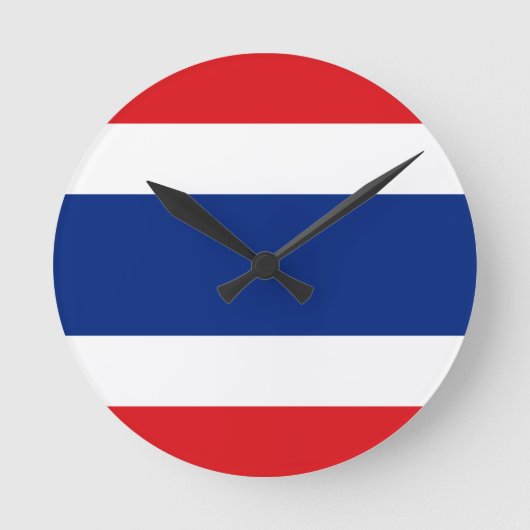 Flagge Runde Wanduhr (Vorderseite)