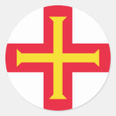 Flagge Runder Aufkleber (Vorderseite)