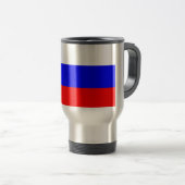 Flagge Russland - Reise/Tasse des Pendelverkehrs Reisebecher (VorderseiteRechts)
