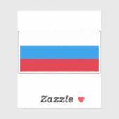 Flagge Russlands (1991-1993) Aufkleber (Blatt)