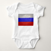 Flagge Russlands Baby Strampler (Vorderseite)