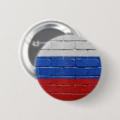 Flagge Russlands Button (Vorne & Hinten)