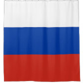 Flagge Russlands Duschvorhang (Vorderseite)