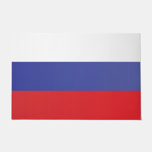 Flagge Russlands Fußmatte (Vorderseite)