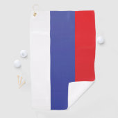 Flagge Russlands Golfhandtuch (Insitu)