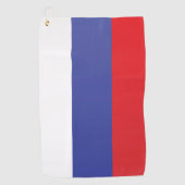 Flagge Russlands Golfhandtuch (Vorderseite)