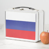 Flagge Russlands Metall Brotdose (Beispiel)