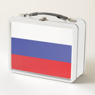 Flagge Russlands Metall Brotdose