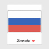 Flagge Russlands (Russische Föderation) Aufkleber (Blatt)