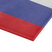 Flagge Russlands Schneidebrett (Ecke)