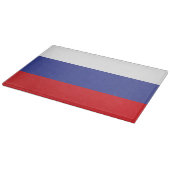 Flagge Russlands Schneidebrett (Ecke)