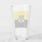 Flagge Sachsen-Anhalt Glas (Rückseite)