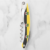 Flagge Sachsen-Anhalts-Korkenzieher Kellnermesser (Vorderseite)