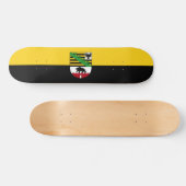 Flagge Sachsen-Anhalts-Skateboard Skateboard (Horizontal)
