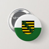 Flagge Sachsens Button (Vorne & Hinten)