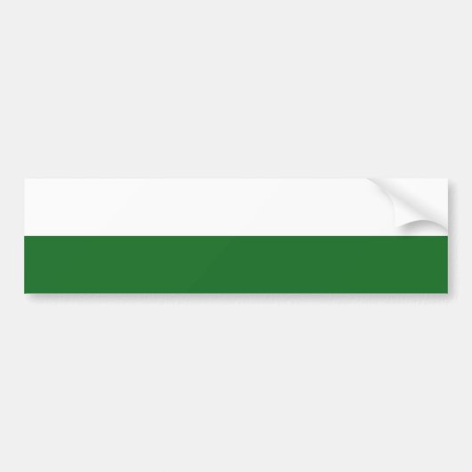 Flagge Sachsens (deutscher Staat) Autoaufkleber (Vorne)
