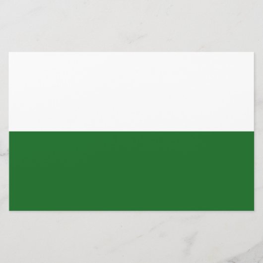 Flagge Sachsens (deutscher Staat) Briefpapier (Vorderseite)