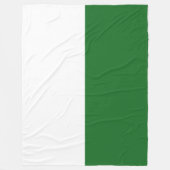Flagge Sachsens (deutscher Staat) Fleecedecke (Vorderseite)
