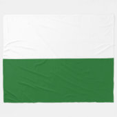 Flagge Sachsens (deutscher Staat) Fleecedecke (Vorderseite (Horizontal))