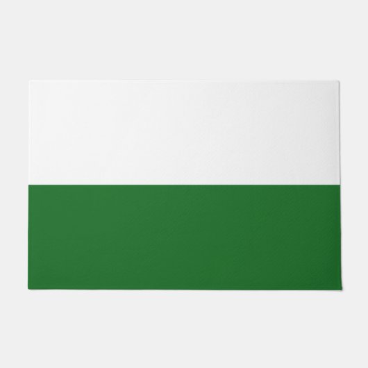 Flagge Sachsens (deutscher Staat) Fußmatte (Vorderseite)