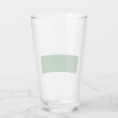 Flagge Sachsens (deutscher Staat) Glas (Rückseite)