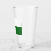 Flagge Sachsens (deutscher Staat) Glas (Links)