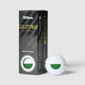 Flagge Sachsens (deutscher Staat) Golfball (Verpackungen)