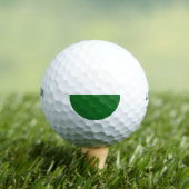Flagge Sachsens (deutscher Staat) Golfball (Insitu T-Shirt)