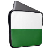 Flagge Sachsens (deutscher Staat) Laptopschutzhülle (Vorne Rechts)