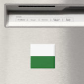 Flagge Sachsens (deutscher Staat) Magnet (In Situ (Geschirrspüler))