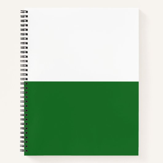Flagge Sachsens (deutscher Staat) Notizblock (Vorderseite)