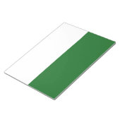 Flagge Sachsens (deutscher Staat) Notizblock (angewinkelt)