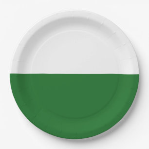 Flagge Sachsens (deutscher Staat) Pappteller