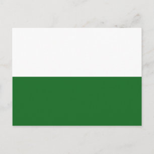 Flagge Sachsens (deutscher Staat) Postkarte