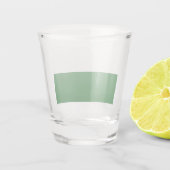 Flagge Sachsens (deutscher Staat) Schnapsglas (Rückseite)