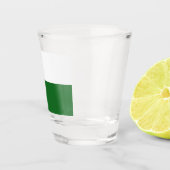 Flagge Sachsens (deutscher Staat) Schnapsglas (Rechts)