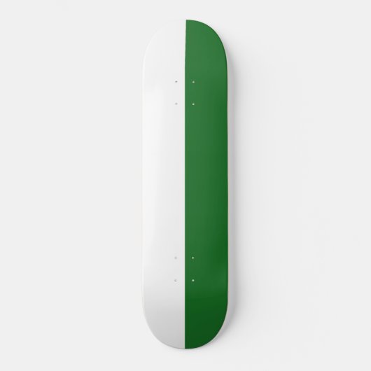 Flagge Sachsens (deutscher Staat) Skateboard (Vorderseite)