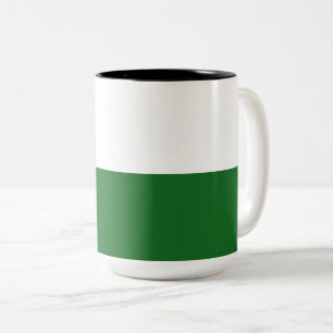 Flagge Sachsens (deutscher Staat) Zweifarbige Tasse