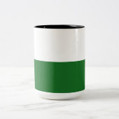Flagge Sachsens (deutscher Staat) Zweifarbige Tasse (Mittel)