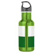 Flagge Sachsens Wasserflasche (Rückseite)