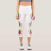 Flagge Saint Barthélemy Capri Leggings (Vorderseite)