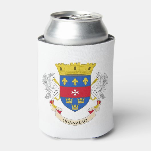 Flagge Saint Barthélemy Dosenkühler (Kanne Vorderseite)