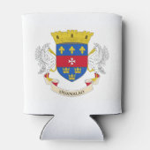 Flagge Saint Barthélemy Dosenkühler (Rückseite)