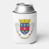 Flagge Saint Barthélemy Dosenkühler (Kanne Rückseite)