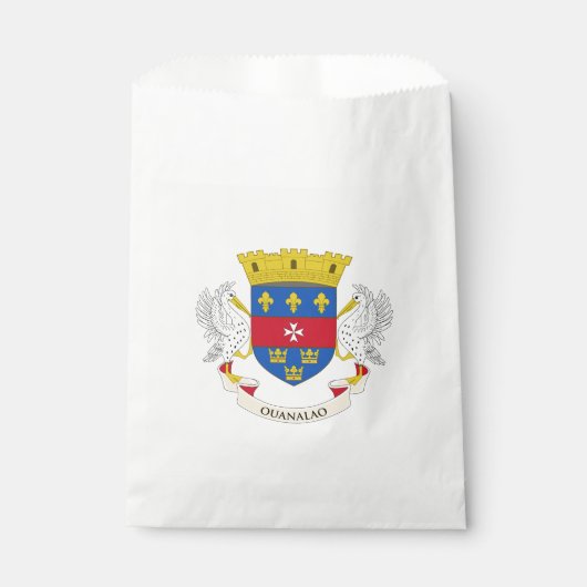 Flagge Saint Barthélemy Geschenktütchen (Vorderseite)