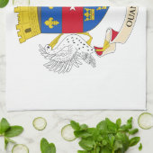 Flagge Saint Barthélemy Geschirrtuch (Gefaltet)