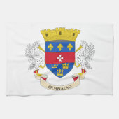 Flagge Saint Barthélemy Geschirrtuch (Horizontal)